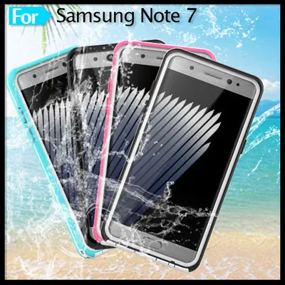 Full Function Sealed Underwater Swimming Diving Hard Rugged Armor Defender Case for Samsung Galaxy Note 7