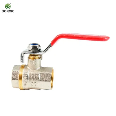 Bornic High Pressure 1/4'' 2 Inch Water Brass Ball Valve Union Lockable Forged Brass Ball Valve