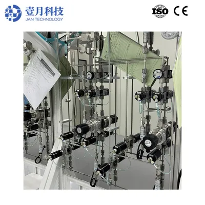 Semi Automatic Dual Cylinder Gas Delivery Rack with Emergency for Biopharma Medical