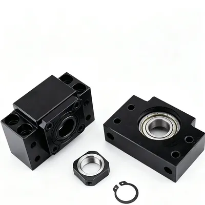 Bk12bf12 High-Precision Ball Screw Pair Support Bearing Block, High-Load Capacity Bearing Block Component