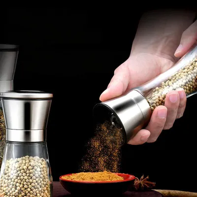 China Supplier Visual Check Manual Spice Grinder for Dry Goods Grinding