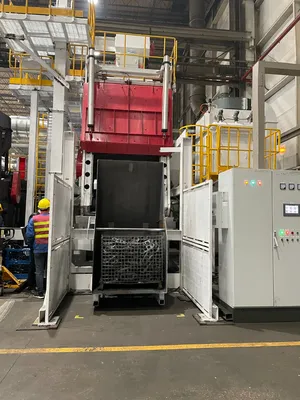 Taa Brand -Tb Rubber Belt Tumble Shot Blasting Machine for Casting Spare Parts