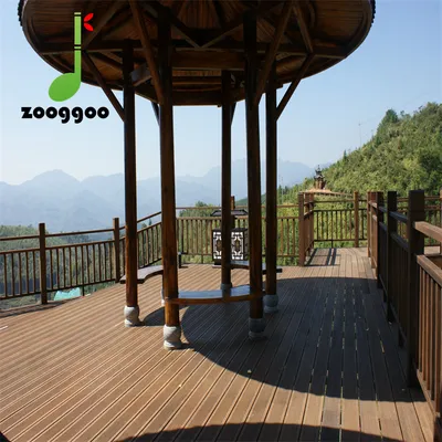 Solid Durable Bamboo Decking Natural Outdoor Garden Deck Strand Woven Bamboo Decking