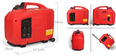 Home Use 2.6kw 2600W Small Portable Gasoline Power Digital Inverter Generators