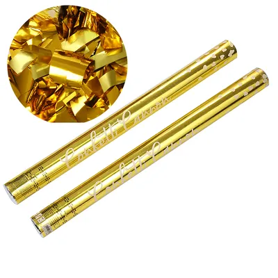 2022 Customized Gold Safe and Environment-Friendly Confetti Cannon for Party