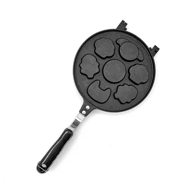 Cartoon Waffle Maker Pan Mould Mold Kitchen Gas Non-Stick Waffle Bake Mold Press Plate Belgian Waffle Maker