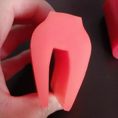 Red Poly Urethane Crown Bar Rubber U Shaped Seal Strips