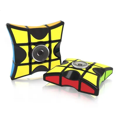 Qiyi 1X3X3 Spinner Finger Magic Cube Customized Mofangge Spinner Speed Magic Puzzle Fingertip Cubo Magico Kids Educational Toy