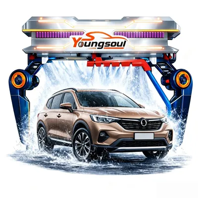 Professional Car Wash Machine Factory Customized Touchless Car Wash Machine with Dryer for Car Markets