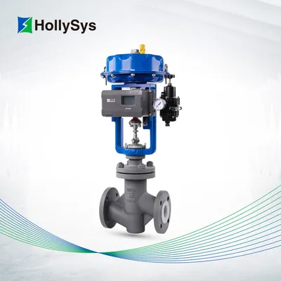Hollysys A100-F Fluorine Lined Single Seat Control Valve