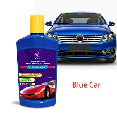 Blue Car Magic Color Wax for Dusty Dust Clearing Automobile