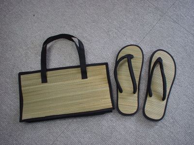 Slippers (Bag+Slipper Set Black 70124)