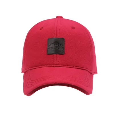 Customized 6 Panel Brand Leather Logo Cotton Baseball Caps with Adjustable Back