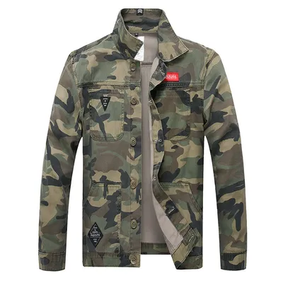 New Design Spring Jeans Jacket Coat Wholesale High Quality Camouflage Suit Jacket