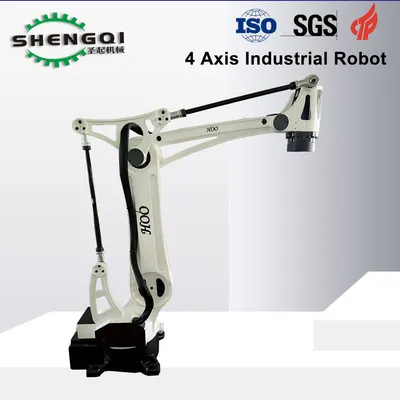 China Manufacture of 4 Axis Stacking Loading Industrial Robot Arm