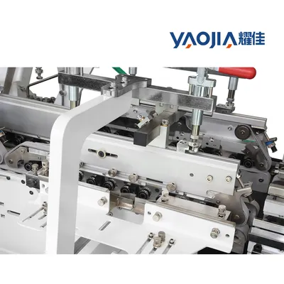 Cartons Folder Gluer Yaojia Pallets Pizza Carton Box Making Machine