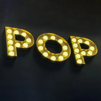 Custom LED Luminous Sign Letters for Outdoor Shop