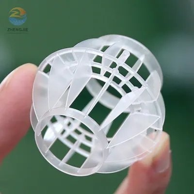 Water Treatment Transparent Plastic Polyhedral Hollow Ball PP Multi-Faceted Hollow Ball