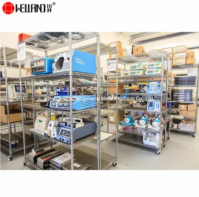 High Quality Metal Hospital Medical Equipment Storage Shelf with NSF Approval