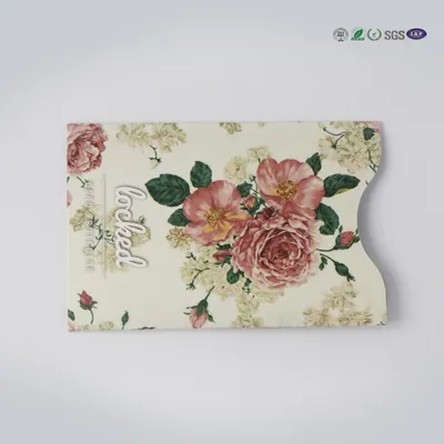 Carbon Fiber Pattern PU Leather RFID Blocking Card Holder