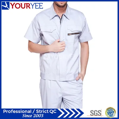 Fashionable Work Clothes Short Sleeve Workwear (YMU119)