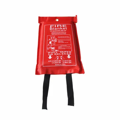 Silicone Coated Fiberglass Fire Blanket for Kitchen Home Emergency Safety