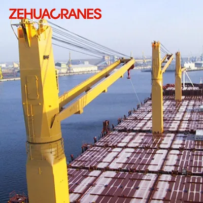 Ship Deck Crane 10 Ton 20 Ton 45 Ton Marine Boat Ship Crane for Deck Equipment