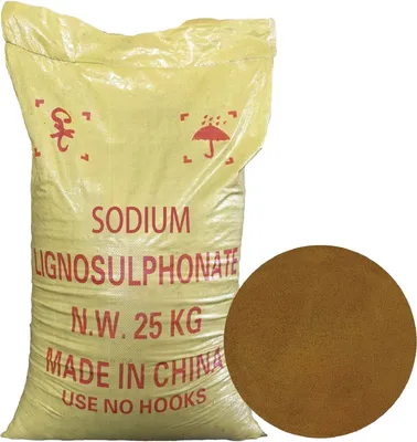 Powder for Concrete Water Reducing Agent & Lignin Binder Industrial Grad Sodium Lignosulfonate