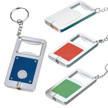 Customized Beer Bottle With Keychain Light (ZS-890)