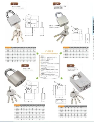 Brass Body Disc Padlock with Brass Keys