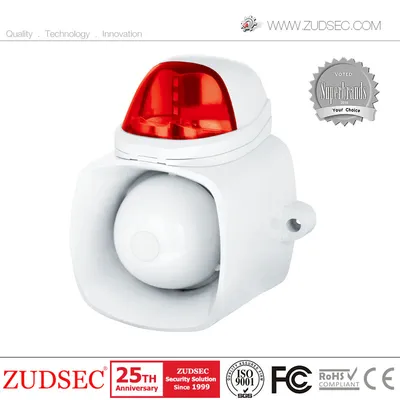 Factory Supply Waterproof Security Outdoor Alarm Siren with Audio Input