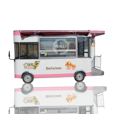 Electric China Mobile Food Truck Food Bus for Sale