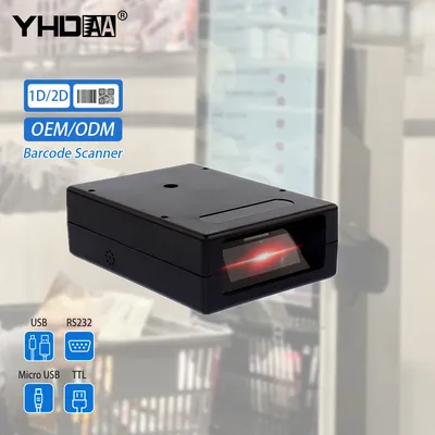 Mini Size Embedded Qr Code Reader Fixed Mount 2D Barcode Scanner Module for Vending Machine
