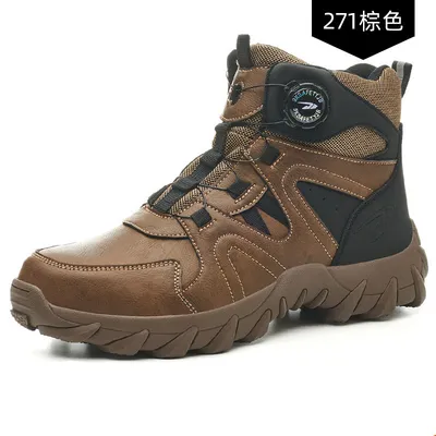 Anti Slip Steel Toe Rubber Work Safety Shoes