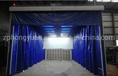 Large Retractable Car Paint Booth Cabin Portable Spray Booth Painting with Filter System