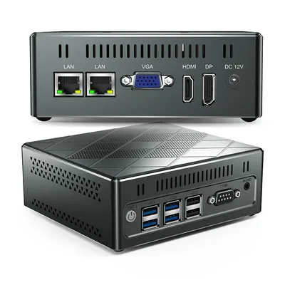 Ck6 Mini PC Intel I5 5257u Barebone 4GB 8g 128g SSD Windows 10 Linux Ubuntu 4K HD Gigabit VGA HD Desktop Mini PC