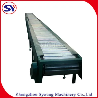 High Speed Stainless Steel/Plastic Slat Chain Conveyor for Bottle Cans Beverage Industry