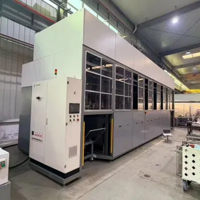 High Frequency Heat-Resistant Sealed Enclosed Multi-Tank Full-Automatic Ultrasonic Cleaning Machine for Mold Cleaning