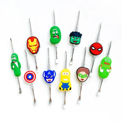 120mm Stainless Steel Cartoon Dabber Tool Wax DAB Tool