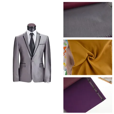 180/210/260/290/340G/M Tr Fabric Polyester Viscose Fabric Plain Twill Tartan Suiting