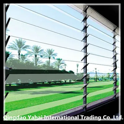4mm Clear Tempered Louver Glass / Window-Shades