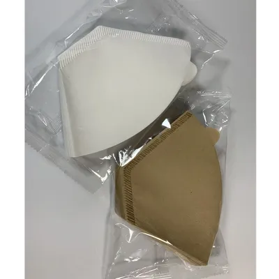 White and Unbleached Cone-Shaped Coffee Filters Essential Tool for Coffee & Tea Lovers