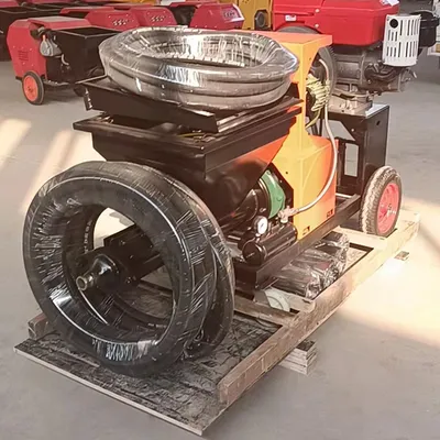 Pneumatic Mortar Spraying Machine with High Pressure Pump for Fast Plastering Application