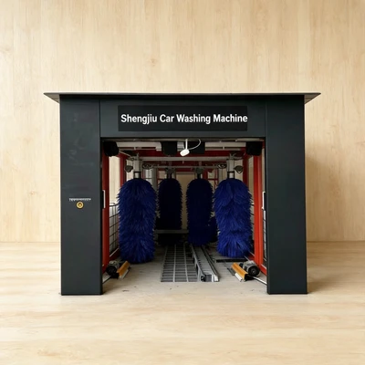 Commercial Tunnel Car Washing System Saves Labor, Intelligent Tunnel Car Washing Machine Does Not Scratch The Car Paint