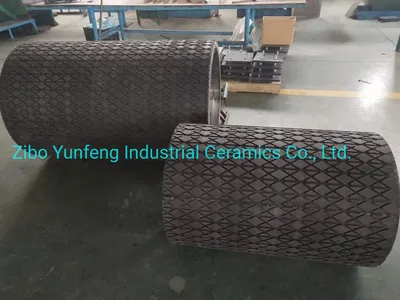 Ceramic Coating Rubber Backed for Chute Wear Protection