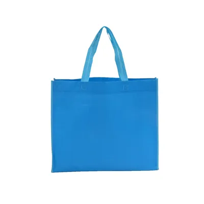 Nonwoven Lamination Reusable Package Shopping Bag with Trimming Handmade Stitching
