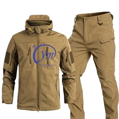 Men's Tactical Windproof Waterproof Uniform Factory ' Workers ' Uniform Outdoor Hiking Fishing Travelling Uniform