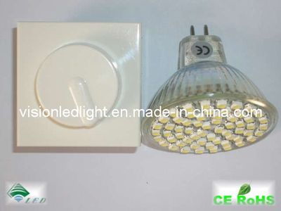 Dimmable LED Bulb Light (MR16-S60-SMD-W-3528)
