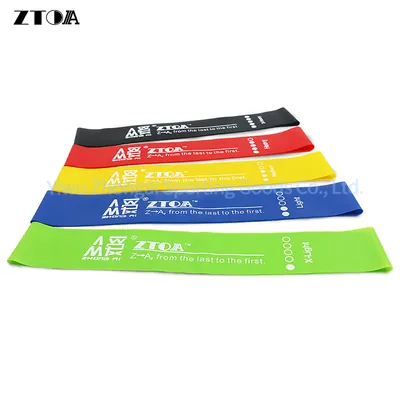 TPE Latex Exercise Fitness Resistance Bands for Yoga Pilates Accessories