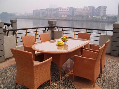 Aluminum Rattan Chair